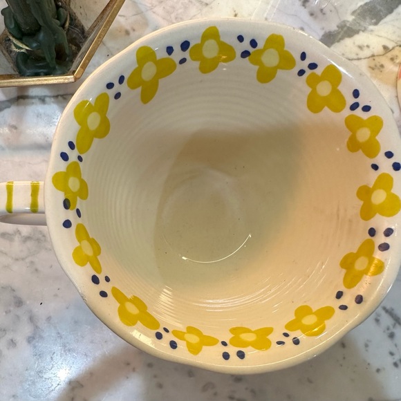 Gather Round Anthropologie Floral Patterned Ceramic Mug - Picture 6 of 7